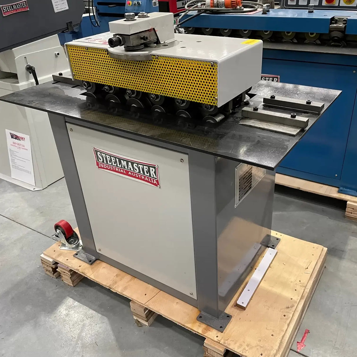 HVAC / Sheetmetal Lockseamer 1.2mm Capacity. Steelmaster Model: SM-L20N, 4 Profiles in 1