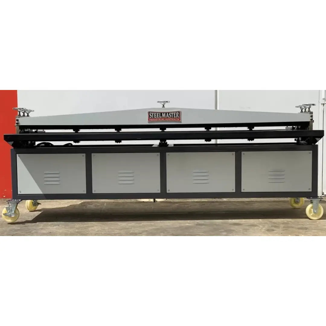 HVAC Sheetmetal Ribbing / Grooving Machine. Steelmaster Model: SM-RB1.2-2440 Rib Roller
