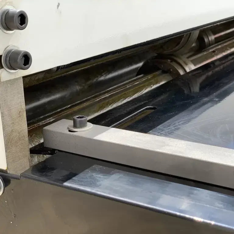 HVAC Sheetmetal Ribbing / Grooving Machine. Steelmaster Model: SM-RB1.2-2440 Rib Roller