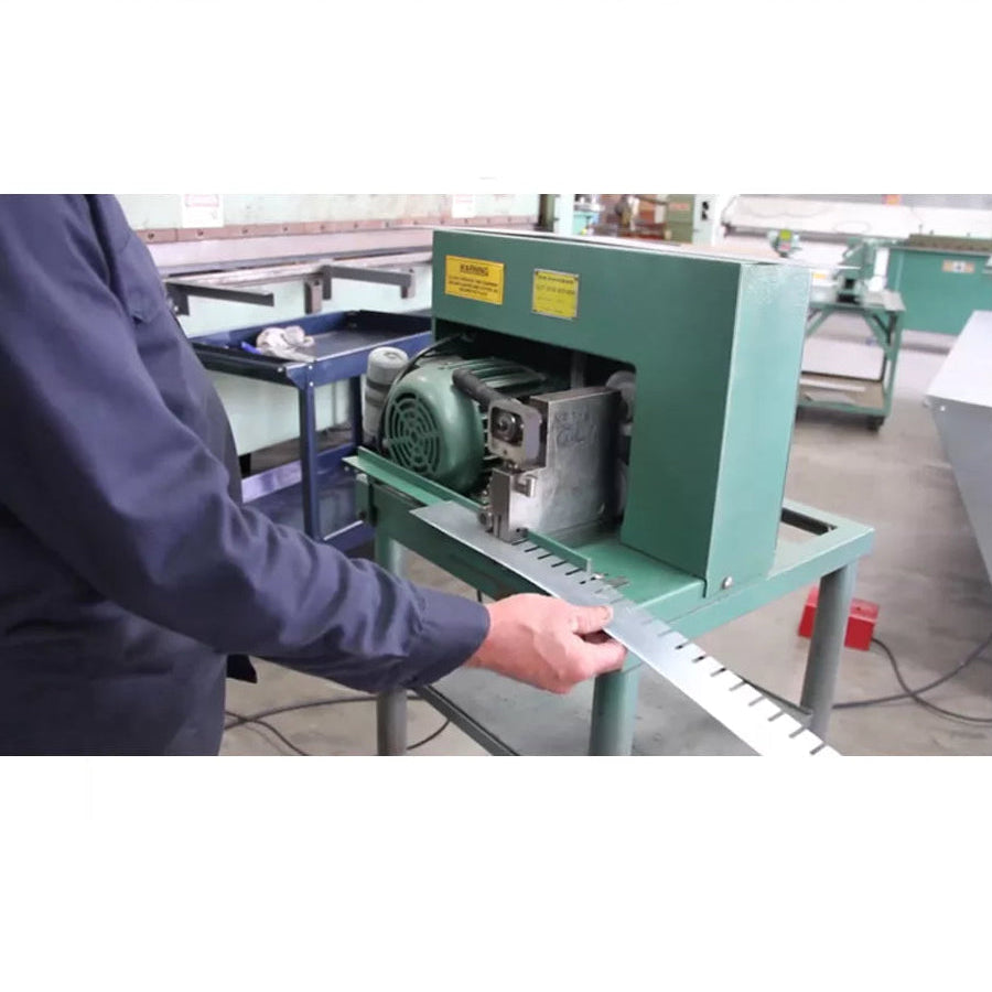 HVAC Sheetmetal HVAC TK Edge Notcher Machine. Tin Knocker 0.55 ~ 1mmmm (20#) Capacity