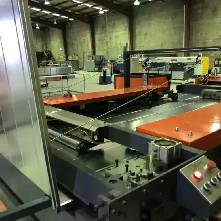 HVAC Duct Production Line. Model: SM-Auto Pro CAL-6-1.2-1600- Compact Series. 9 Function Heavy Duty