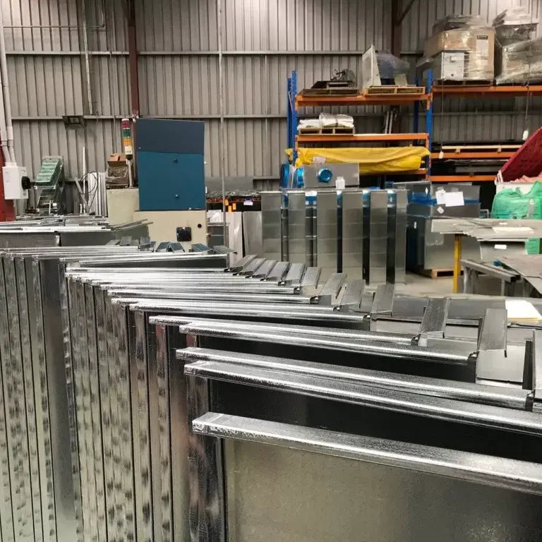 HVAC Duct Production Line. Model: SM-Auto Pro CAL-6-1.2-1600- Compact Series. 9 Function Heavy Duty