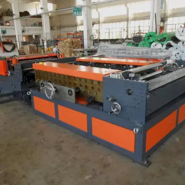 HVAC Duct Production Line. Model: SM-Auto Pro CAL-6-1.2-1600- Compact Series. 9 Function Heavy Duty