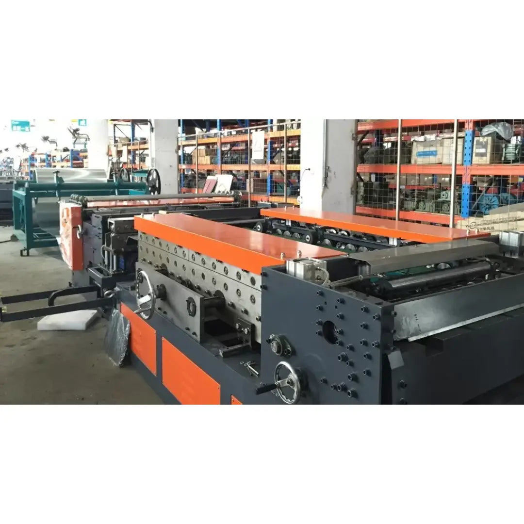 HVAC Duct Production Line. Model: SM-Auto Pro CAL-6-1.2-1600- Compact Series. 9 Function Heavy Duty