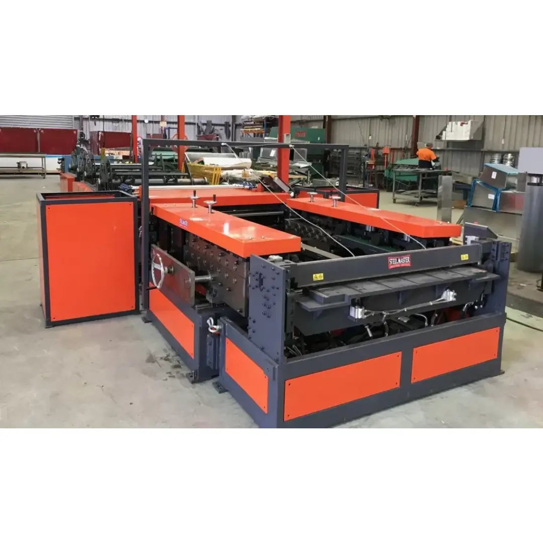 HVAC Duct Production Line. Model: SM-Auto Pro CAL-6-1.2-1600- Compact Series. 9 Function Heavy Duty