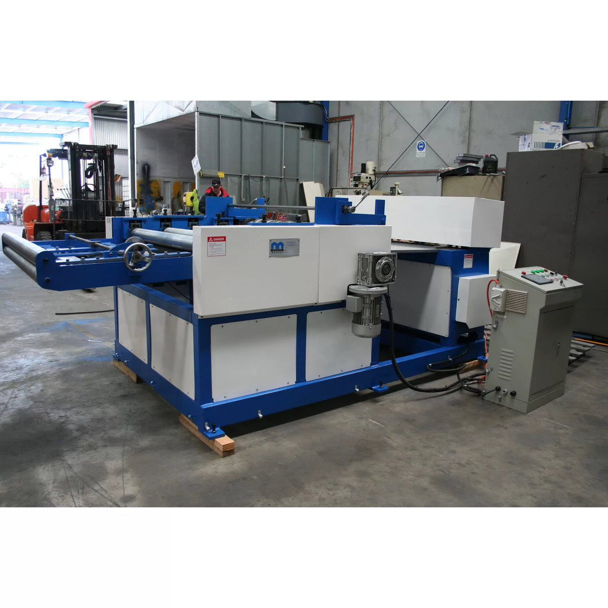 Slitter & Blanking Line, 1270mm x 1.6mm, PLC Controlled