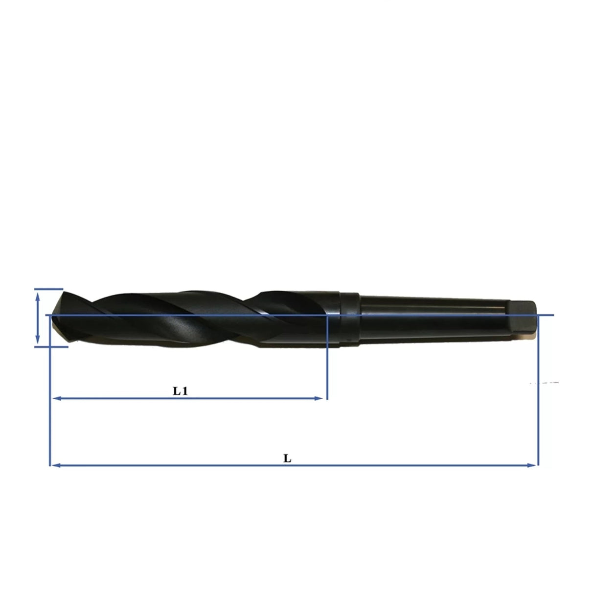 Morse Taper Shank Drill Bit, 13.0mm