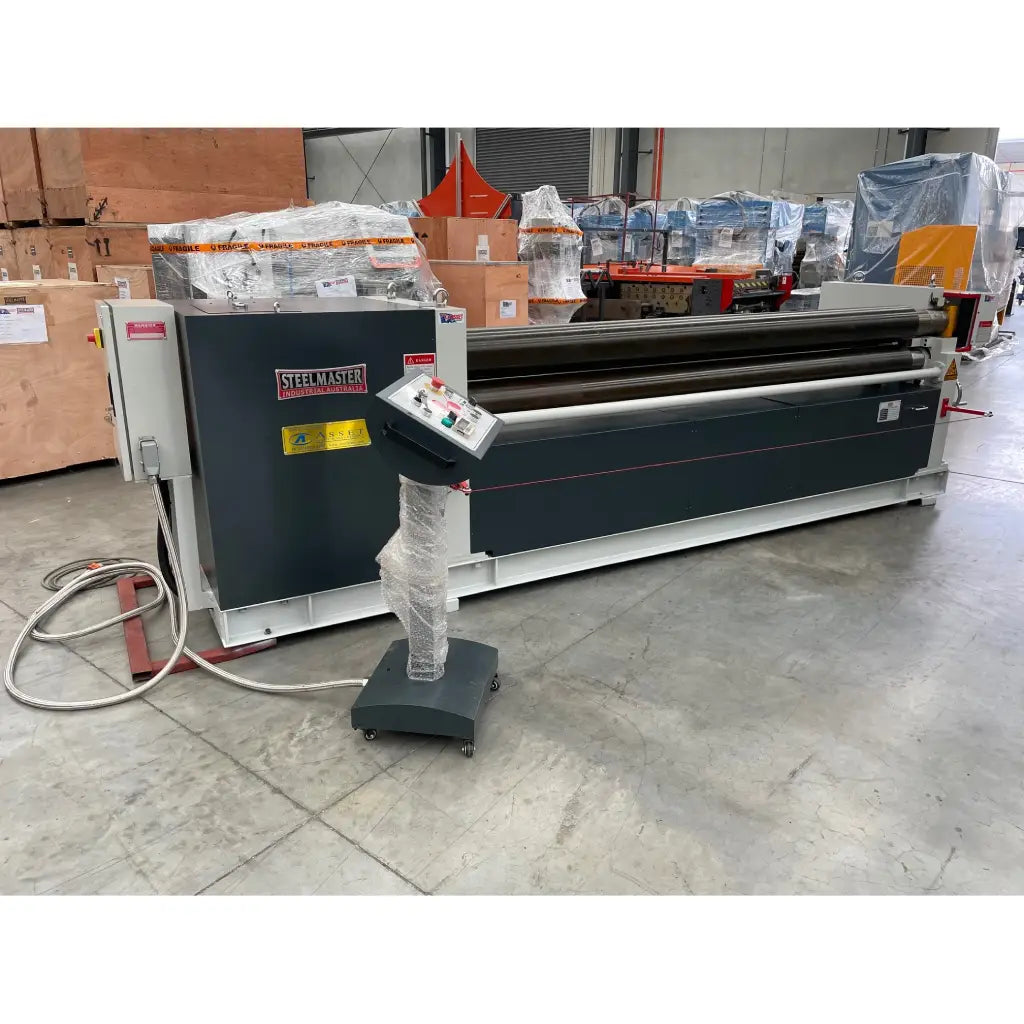 Plate Curving Roller, 2550mm x 6.5mm, Motorised Pinch Type Operation