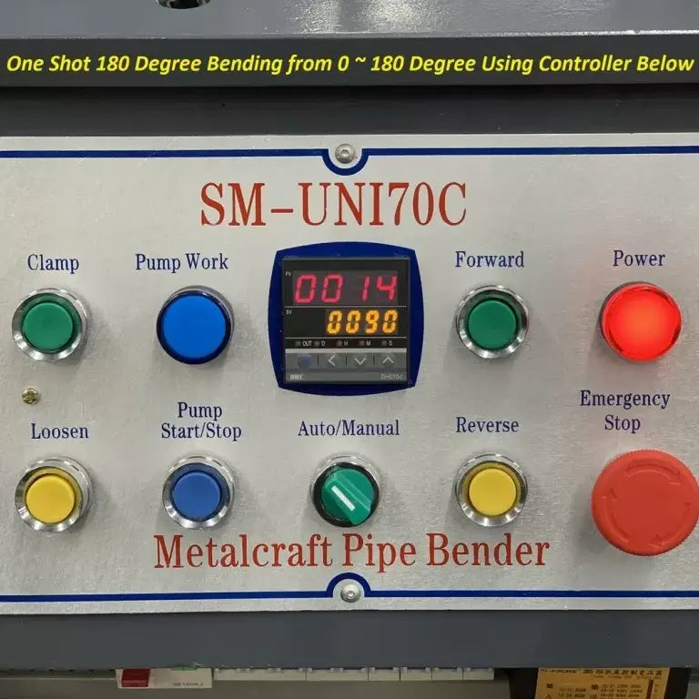 Tube & Pipe Bender, 70mm Capacity, 4 Tooling Sets, 415V