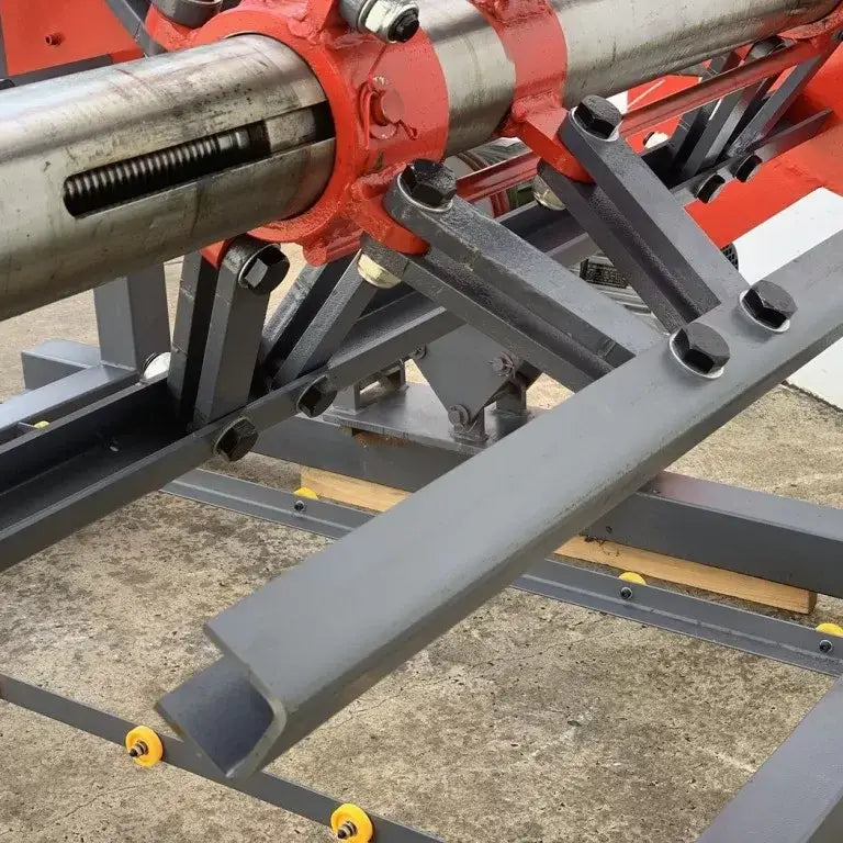 Twin Decoiler 1600mm 2x3500Kg, Motorized Expanding Mandrel