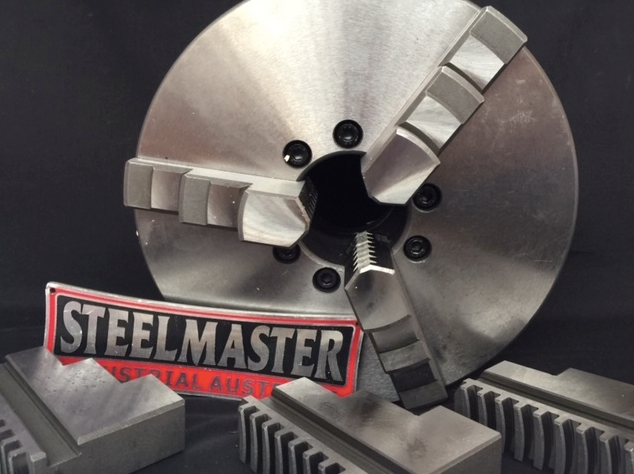 3-Jaw D1-6 Camlock Lathe Chuck 200mm with Reversible Jaws