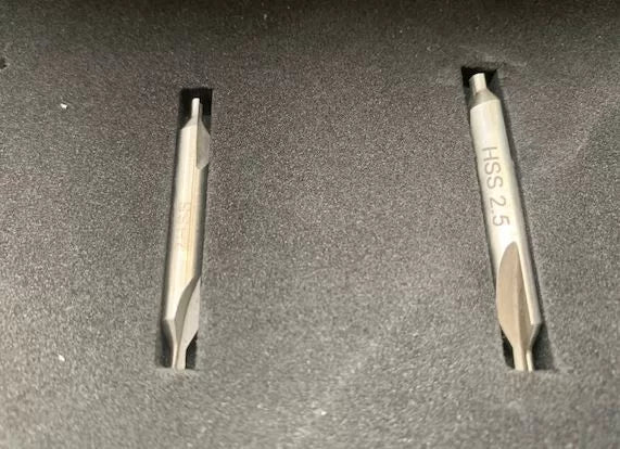 HSS Centre Drill Set, Double Ended Ground, Sizes 1-8