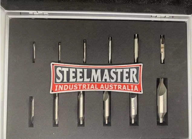 HSS Centre Drill Set, Double Ended Ground, Sizes 1-8
