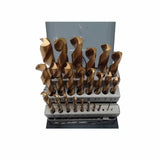 Drill Set, TiN Coated, 25 Piece, 1-13mm in 0.5mm Increments