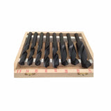 HSS Morse Taper Shank Drill Set, 9 Piece, 14.5mm-30mm, in Box