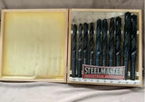 HSS Taper Shank Drill Set, 10 Piece, 14.5mm-23mm, in Box