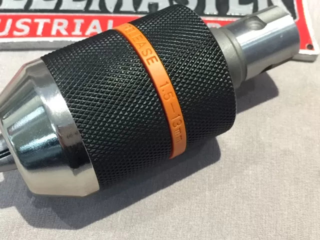 Magnetic Base Drill Mini Set with 1-13mm Keyless Chuck & Adaptor
