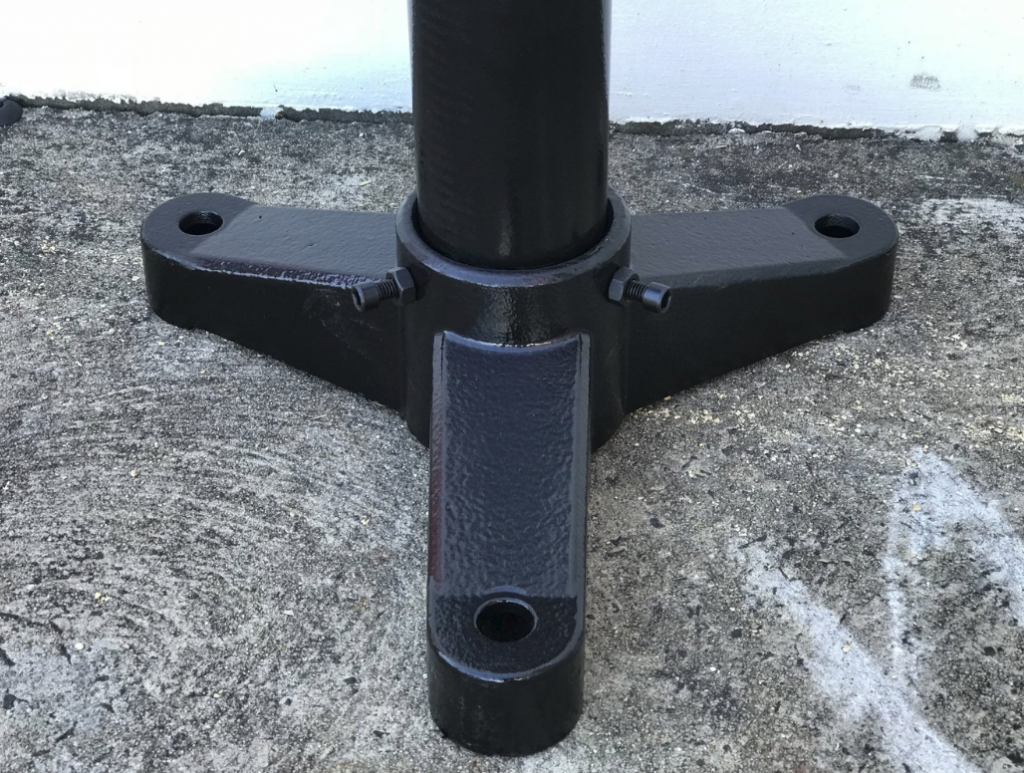 Adjustable Height Roller Stands 52mm x 400mm (650-1080 High) 200kg Load Capacity