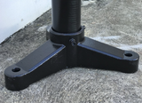 Adjustable Height Roller Stands 52mm x 400mm (650-1080 High) 200kg Load Capacity