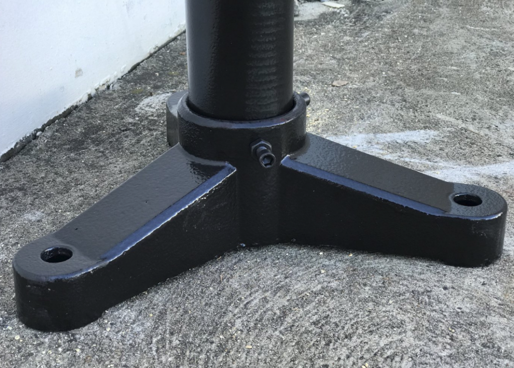 Heavy Duty V-Type Adjustable Height Roller Stands 52mm x 125mm (580-970 High) 200kg Capacity