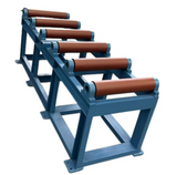 Heavy Duty Gravity Roller Conveyor 2000mm x 520mm Wide, with 280mm High Side Rollers (Non-Powered)
