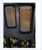 HSS Drill Set - 170 Piece, 1mm - 10mm in sizing, TIN coated, HSS precision ground
