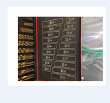 HSS Drill Set - 170 Piece, 1mm - 10mm in sizing, TIN coated, HSS precision ground