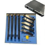 Carbide Turning Tool Set – 20mm Shank. Clamped Type. 9 Piece