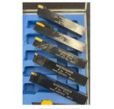 Carbide Turning Tool Set – 20mm Shank. Clamped Type. 9 Piece