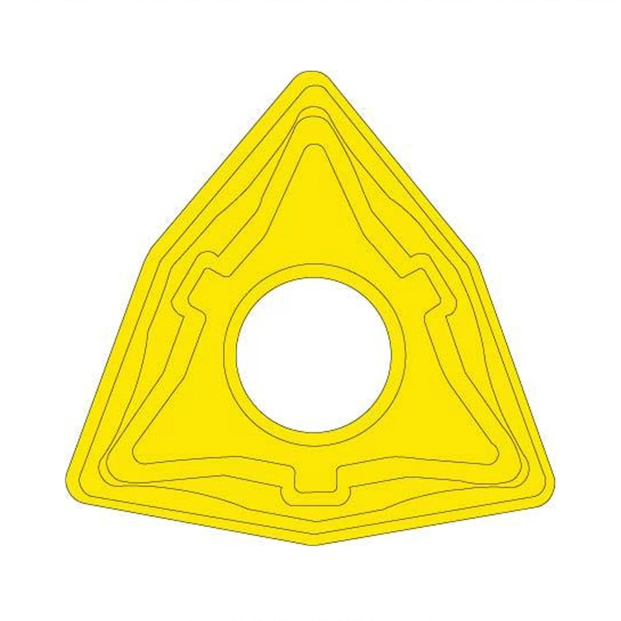 Carbide Inserts (10-Pack) WNMG 060408 DM YBC252, Pin Type