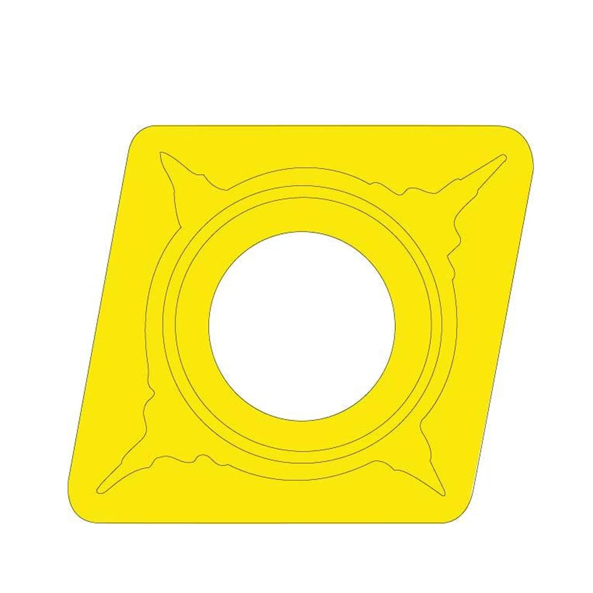 Carbide Inserts (10-Pack) Negative, 12mm Edge, 0.8 Radius