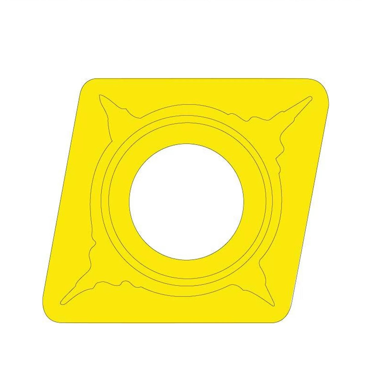 Carbide Inserts (10-Pack) Negative, 16mm Edge, 0.8 Radius
