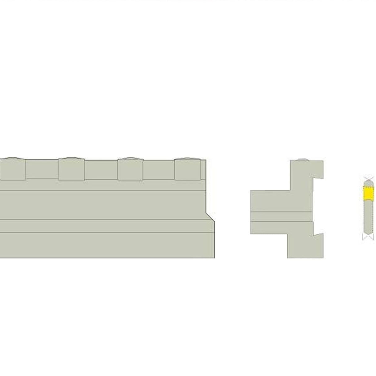 External Threading Tool Insert Pack (10), 08-48 TPI, 60 Degree