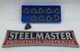 Turning Tool Insert Pack (10), Pin Type Negative (WNMG 080408 DM YBC152)