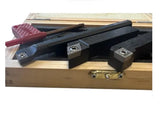 Lathe Turning Tool Set, 3-Piece Carbide Clamped Type, 12mm