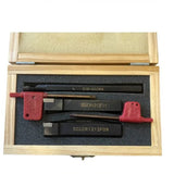 Lathe Turning Tool Set, 3-Piece Carbide Clamped Type, 12mm