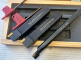 Lathe Turning Tool Set, 3-Piece Carbide Clamped Type, 16mm