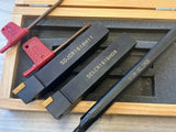 Lathe Turning Tool Set, 3-Piece Carbide Clamped Type, 16mm