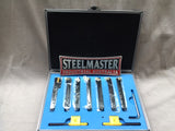 Lathe Turning Tool Set, 7-Piece Carbide Clamped Type, 10mm Shank