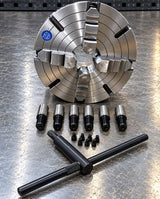 Lathe Chuck 4 Jaw - 320mm D1-8 Camlock, 110mm Spindle Bore