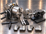 Semi Universal Dividing Head with 100mm 3 & 4 Jaw Chucks