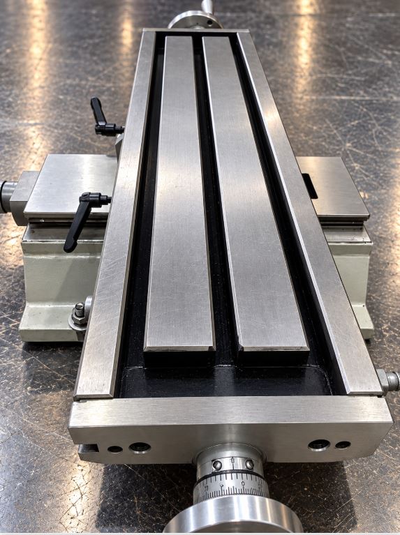 Heavy Duty Compound Slide Table, 590mm x 150mm, Ground Finish