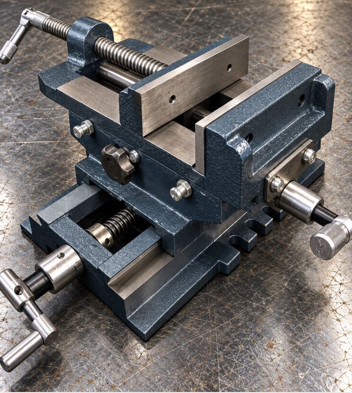 Compound Vice, 125mm Jaw Width, 2-Axis