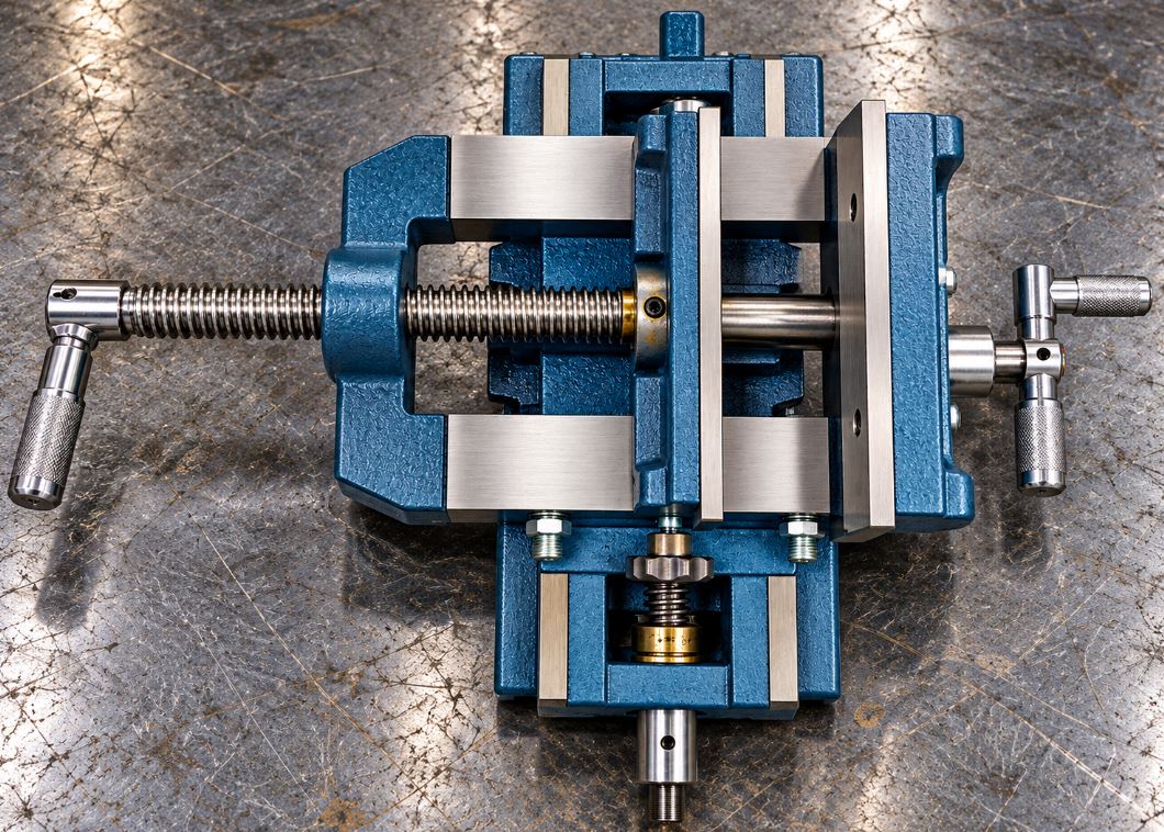 Compound Vice, 125mm Jaw Width, 2-Axis