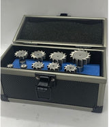 Woodruff Key Cutter Set, 9 Piece, 10mm Shanks