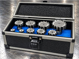 Woodruff Key Cutter Set, 9 Piece, 10mm Shanks