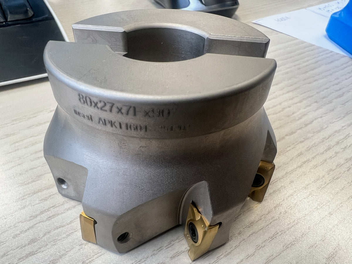 Indexable Square Shoulder Mill - Positive Approach - 80mm