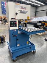 V-Series Vertical Bandsaw with Large Tee Slotted Working Table Area