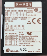 Shinhlin S-P09 Contactor for SM-HBS280A 240 Volt Band Saw