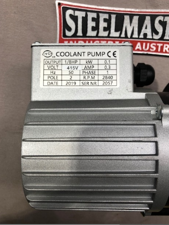 Coolant Pump 415V 50HZ (black) for SM-HBS28/280/300/315/350/370/530 Bandsaw Tools
